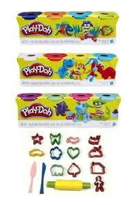 Play Doh 12 Renk Oyun Hamuru Ve 15 Parça Kalıp Seti