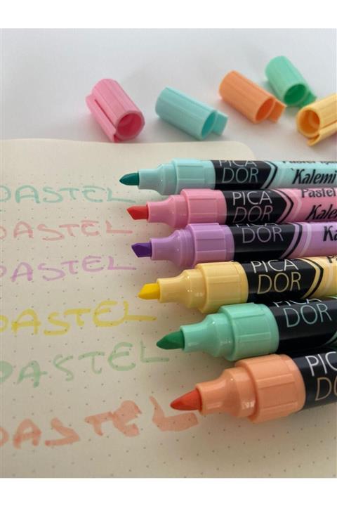 Picador Pıcador Pastel Işaretleme Kalemi 6 Renk (melisa)