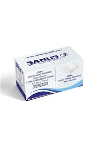 SANUS Hızlı Ve Yüksek Emicilik Steril Emici Spanç 7,5 X 7,5 {4 Kutu} (400 Adet)