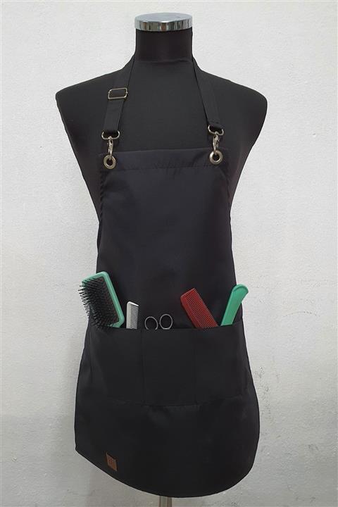 denizlicotton Boya Tutmaz, Sıvı Geçirmez, 3 Cepli Kuaför Önlüğü