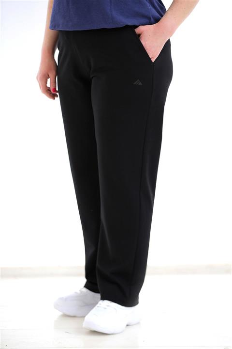 SCOUR Kadın Siyah Büyük Beden Eşofman Altı