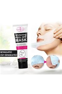 Novas Extra Etkili Kolajenli Hyaluronic Asitli Cilt Beyazlatıcı Soyulabilir Yüz Maskesi 120ml