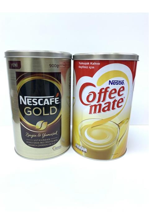 Nestle Nescafe Gold 900 gr ve Coffee Mate 2000 gr