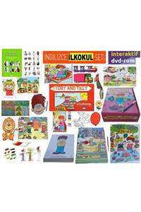 The Kidland Ilkokul Ingilizce Öğrenme Seti -kitap 129 Sf. + 505 Isim -116 Kelime Kartı-dvd- Maske-45 Hik. Kartı