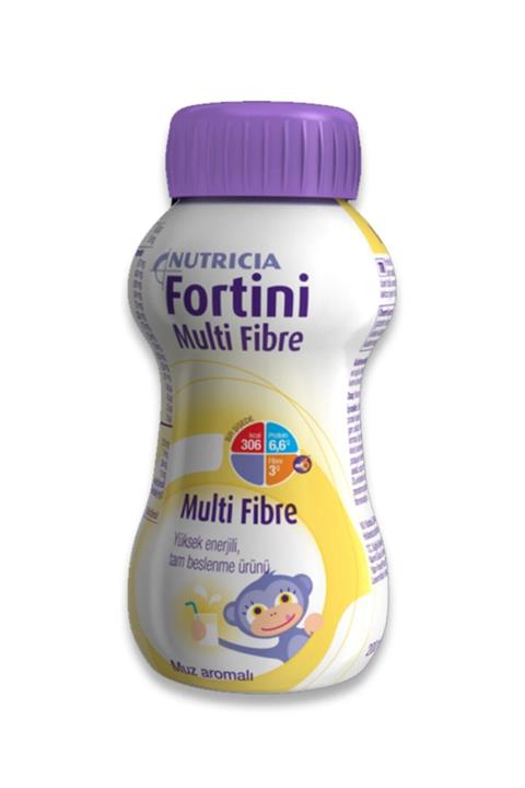 NUTRİCİA Fortini Multı Fibre Muz Aromalı(24 Adet) + Organik Bebek Sabun