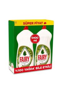 Fairy 5400 ml ( 2 x 2700 ml) Sıvı Bulaşık Deterjanı Elma Fırsat Paketi