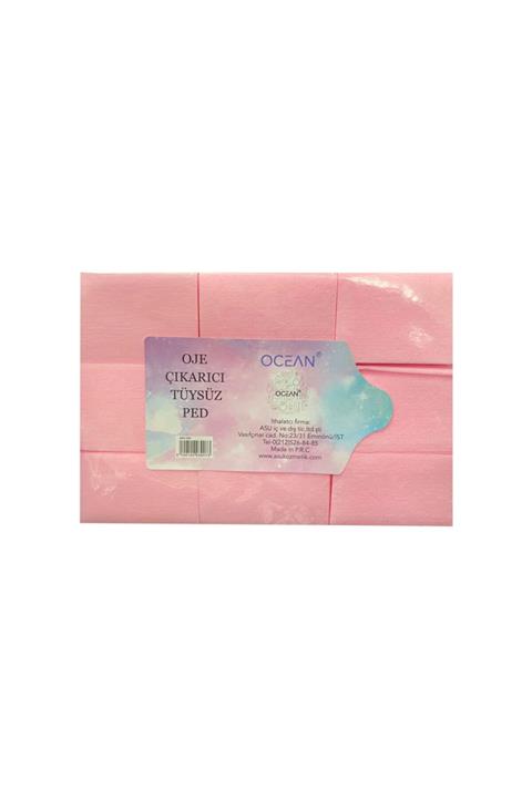 Ocean Oje Çıkarıcı Tüysüz Ped Tırnak Temizleme Mendili