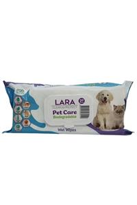 Lara Clean&Protect Pet Islak Mendil 50 Adet