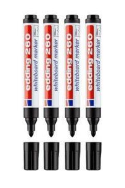 Edding Beyaz Yazı Tahtası Kalemi 4 Adet 260
