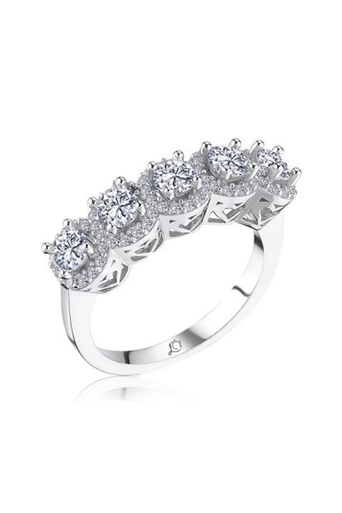 Effective Diamond Büyülü Işıltı Beştaş Gümüş Yüzük