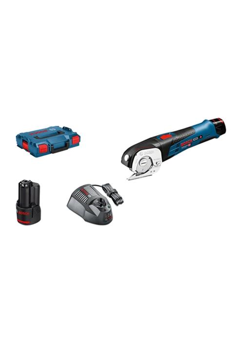 Bosch Professional Gus 12 V-300 2 Ah Çiift Akülü Çok Amaçlı Makas - L-boxx Çantalı