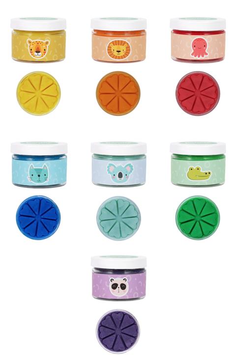 Bonnie Play Dough Doğal Oyun Hamuru 7'li Renk Seti 7*150gr