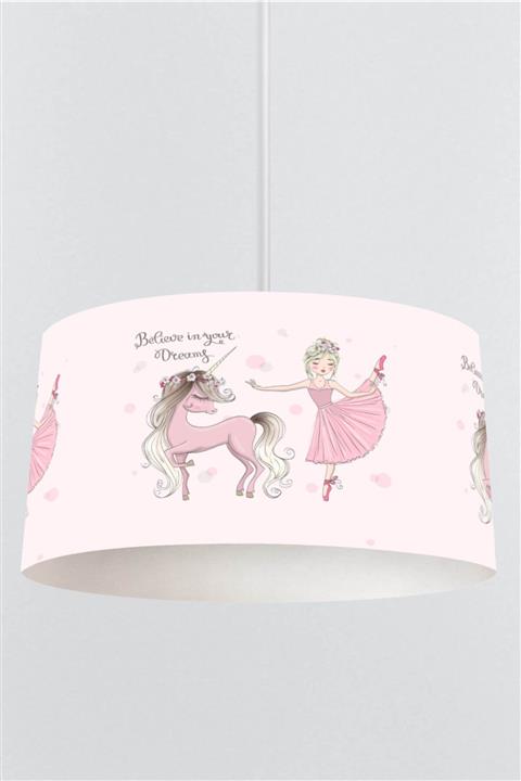 Rivaİstanbul Dans Eden Balerin ve Unicorn Çocuk Sarkıt Avize