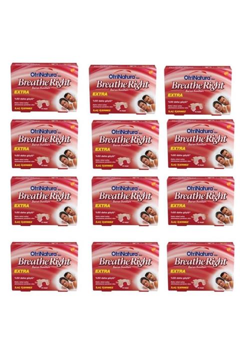 Breathe Right Normal Boy Ekstra Burun Bandı  10 Adet 12 Li Paket
