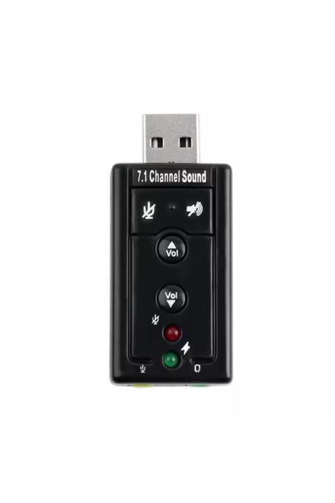 Ancheyn Harici Usb Ses Kartı Adaptör 7.1 3.5mm 4506