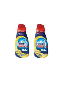 Finish Konsantre Jel 1000 ml Limon Bulaşık Makinesi Deterjanı 2 Adet x 1000 ml