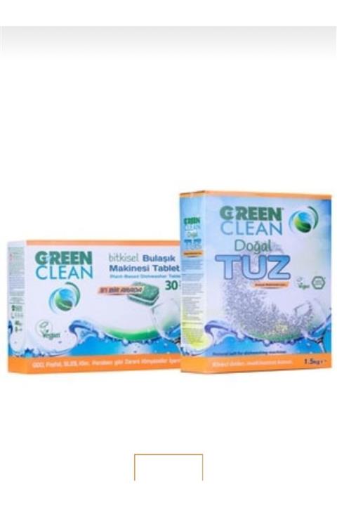 Green Clean Bulaşık Makine Set Tablet 30lu Tuz 1,5kg