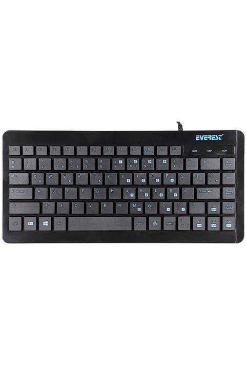 Everest Kb-410 Siyah Usb Türkçe Q Mini Klavye