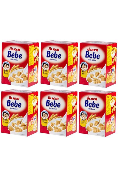 Ülker Bebe Bisküvi 800gr 12 Vitaminli Kutu 6 Lı Set