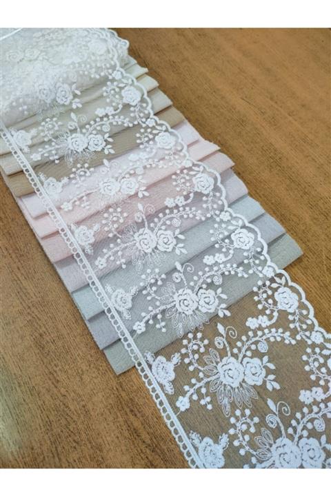 Fransizdantel Mat Geniş Dantel Güpür 23 Cm