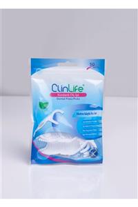 Tunçpek - Clinlife Kürdanlı Diş Ipi - 50 Adet