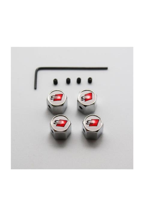 Ripido Audi S Sibop Kapağı Alyanlı Model Gümüş Renk Çalınmaya Karşı Güvenli