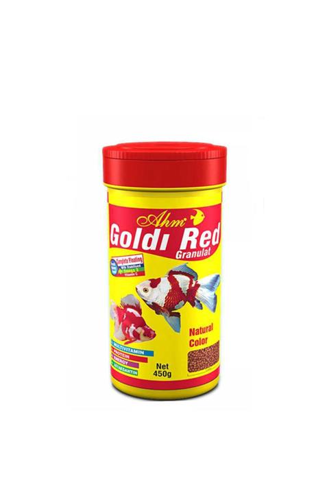 Ahm Goldi Red Granulat 250ml Japon Balığı Yemi