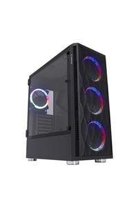 Rampage X-horse Tempered Glass 650w 80 Plus Bronze 4*rainbow Fan 1*usb 3.0 1*usb 2.0 Gaming Kasa