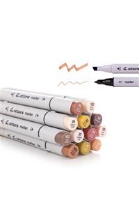 Modamoss Artzone 12'li Marker Set - Skin Tones