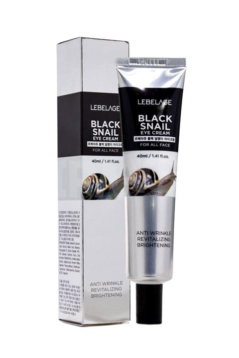 LEBELAGE Göz Çevresi Ve Göz Kapağı Için Saf Salyangoz Mukus Yoğun Onarıcı Ve Elastikiyet Kremi