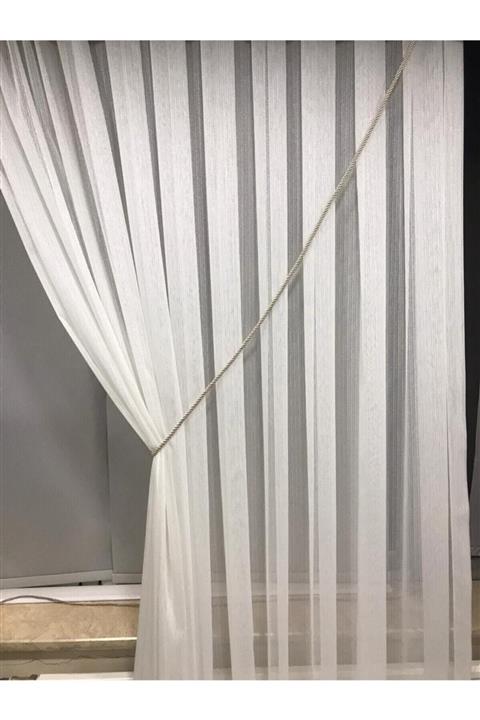 SelfStone Kruvaze Perde Tül Fon Toplama Halat Kordon Braçol 300cm