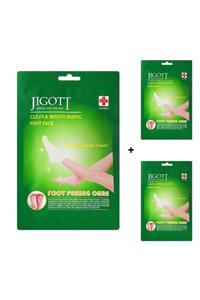 Jigott Miracle Foot Peeling Pack - 3'lü Çorap Tipi Soyulan Ayak Peeling Maskesi