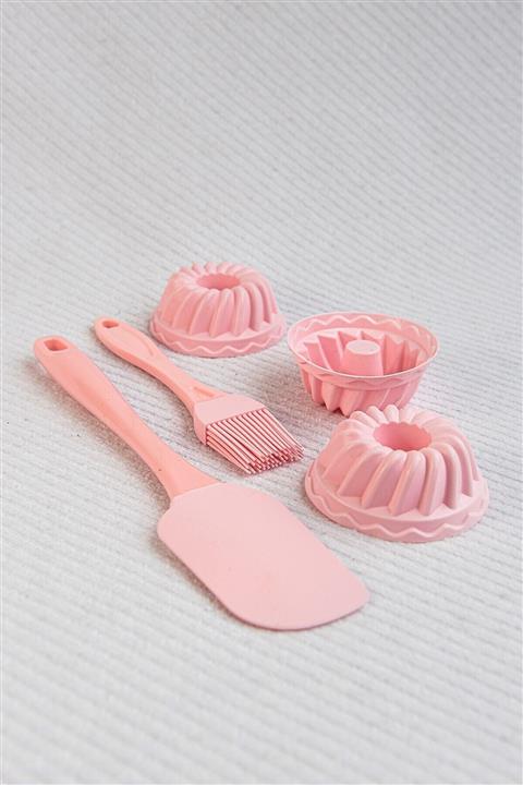 Vi Caro Muffiin Kek Seti 12'li Muffin Kalıbı, Spatula, Yumurta Fırçası