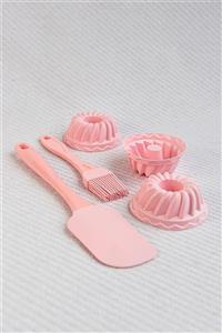 Vi Caro Muffiin Kek Seti 12'li Muffin Kalıbı, Spatula, Yumurta Fırçası