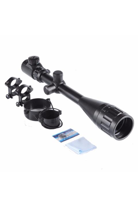 EFL Tr-nikula 6-24x50 Aoe Tüfek Dürbünü Çift Işık Kırmızı,yeşil Kaynaklı Zoomlu
