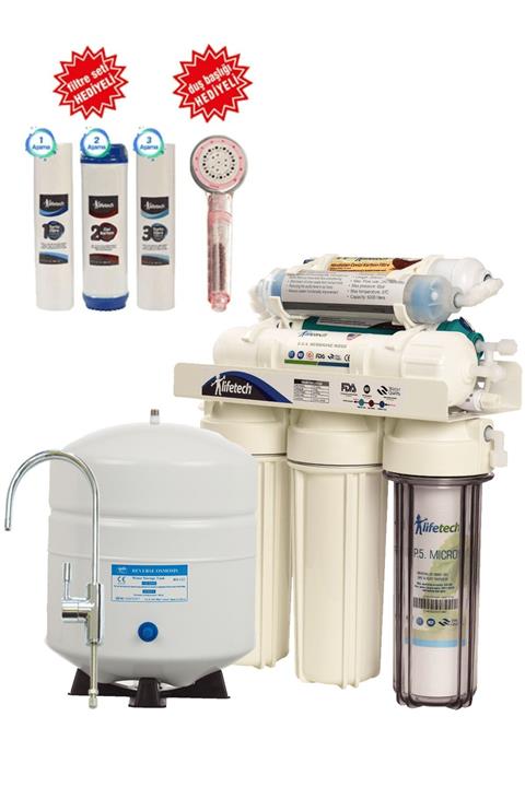 Lifetech 7 Aşamalı Alkali - Detox Su Arıtma Cihazı