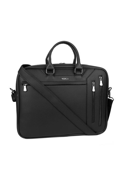 MORCA Siyah Unisex Laptop & Evrak Çantası