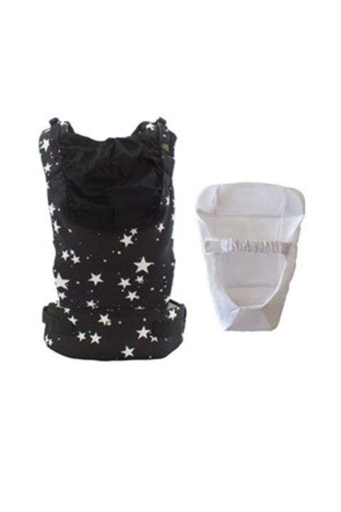 MamadusBaby Beyaz Yıldızlar Ergonomik Kanguru Yenidoğan Set