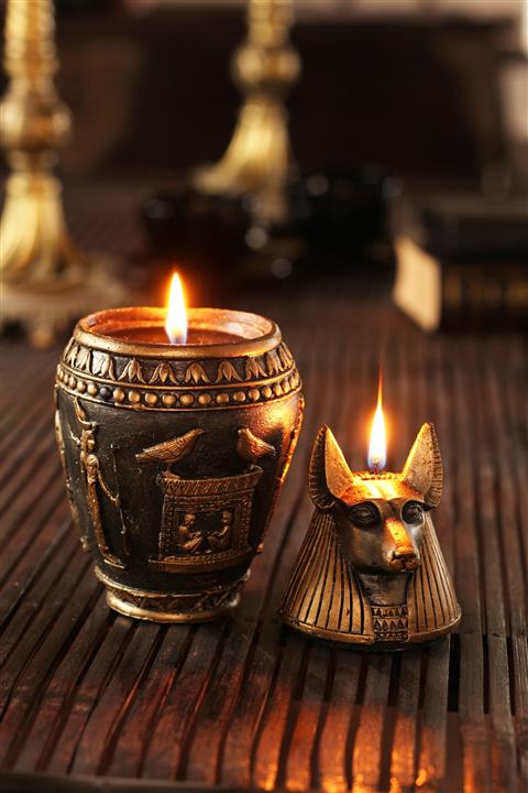 vawa Mum Anubis Dekoratif Heykel Mum