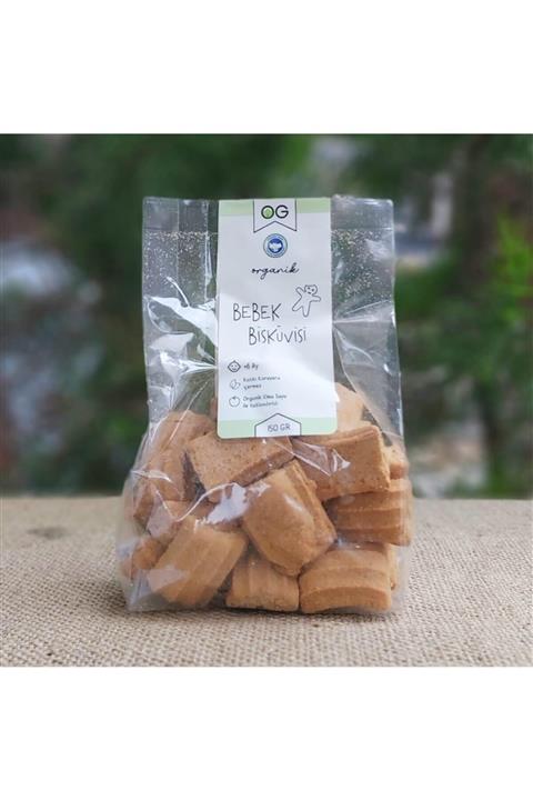 OG natural 3 Adet Organik Sertifikalı Bebek Bisküvisi 150 gr