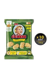 Eti Cicibebe Sebzeli Bebek Bisküvisi 172 g x 10 Adet