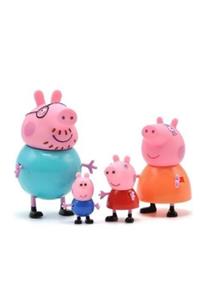 P&Pa Peppa Pig Oyuncak Figür 4'lü