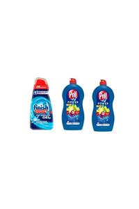 Finish Jel 700 Ml + Pril 1350 Ml Elde Bulaşık Deterjan (2 Adet )