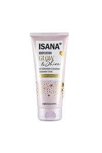 ISANA Glow & Shine - Altın Parıltıları& Şarap Üzümü Özü 200 ml Vücut Bakım Losyonu