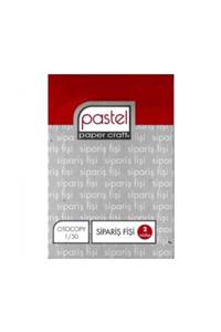 Pastel Otokopili Sipariş Fişi Küçük 1/50 12 Adet