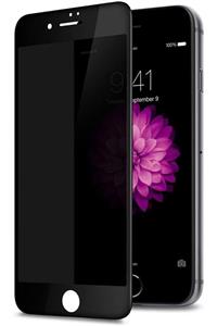 ROBEVE Iphone 7 - Iphone 8 Uyumlu Hayalet Ekran Koruyucu Hayalet Cam Kırılmaz Cam Ekran Koruyucu Siyah