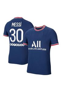 Pasxaspor Logolu Paris Saint-germain Messi 2021-2022 Stadyum Iç Saha Forma Modeli