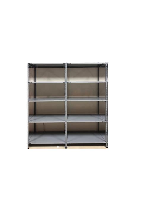 Çelikrafburada 5 Katlı Duble Galvaniz Üzeri Fırın Boya Çelik Raf Arşiv Depo Kiler Rafı 31x120x200