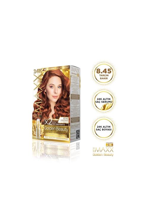 MAXX DELUXE Golden Beauty 8.45 Tarçın Bakır Set Boya