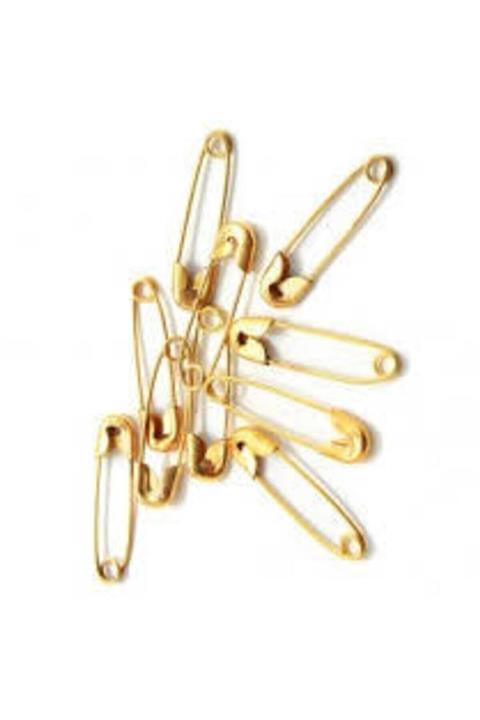 Taksun Mini Sarı Çengel Iğne Çatal Iğne 50 Adet